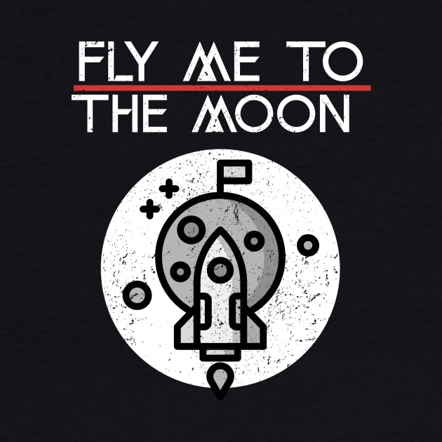 Fly Me To The Moon by Awe Cosmos Store